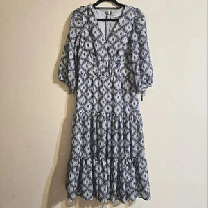 Calvin Klein Tiered Midi Dress